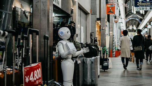 KI, nur ein Spielzeug wie dieser Roboter in Kyoto? 