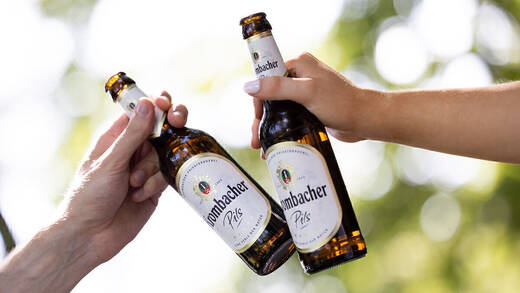 Krombacher ist die bekannteste Biermarke Deutschlands.