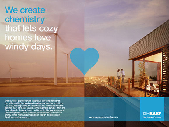 Eins der Printmotive der internationalen BASF-Kampagne von Wieden + Kennedy. Eins der Printmotive der internationalen BASF-Kampagne von Wieden + Kennedy.