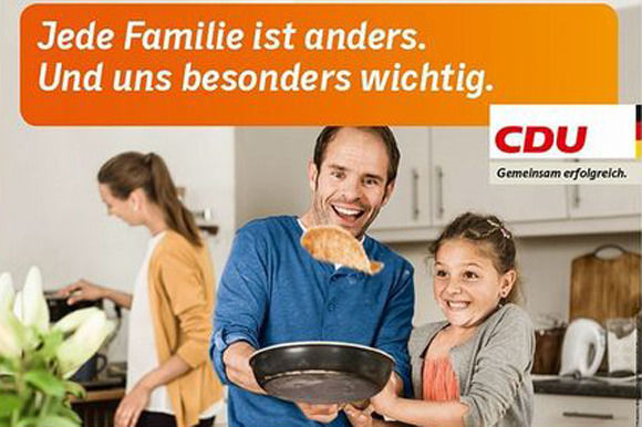 Eines der CDU-Plakate aus der ersten Welle der "heißen" Wahlkampfphase. Eines der CDU-Plakate aus der ersten Welle der "heißen" Wahlkampfphase.