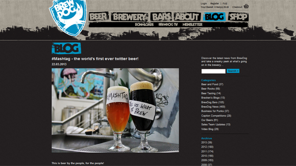 Der BrewDog-Gründer hält "demoktarisches Bier für die Zukunft". Der BrewDog-Gründer hält "demoktarisches Bier für die Zukunft".