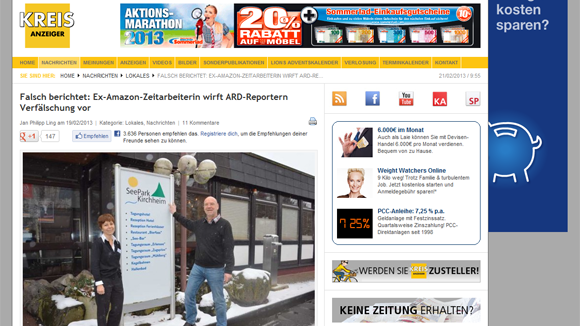 Silvina Cerrada: "ARD hat Bilder dazugeschnitten". Silvina Cerrada: "ARD hat Bilder dazugeschnitten".