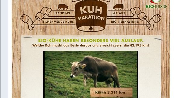 Bio Suisse: Glücklich laufende Milch Bio Suisse: Glücklich laufende Milch