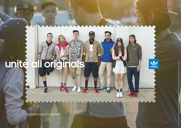 Adidas Originals: Eines der Printmotive aus der neuen Kampagne. Adidas Originals: Eines der Printmotive aus der neuen Kampagne.