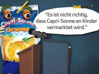 Foodwatch provoziert Capri-Sonne Foodwatch provoziert Capri-Sonne