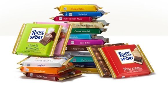 Überzeugt unter anderem bei Claim und Image: Ritter Sport. Überzeugt unter anderem bei Claim und Image: Ritter Sport.