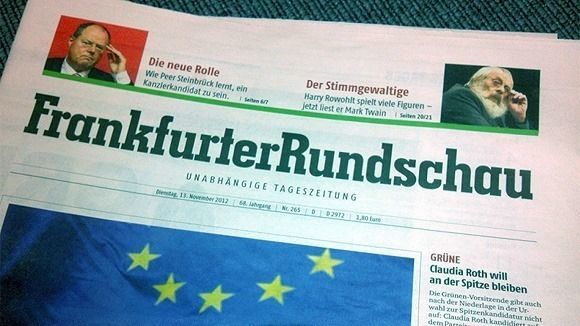 Nur noch 70.000 Exemplare stark ist künftig die Auflage der "Frankfurter Rundschau". Nur noch 70.000 Exemplare stark ist künftig die Auflage der "Frankfurter Rundschau".