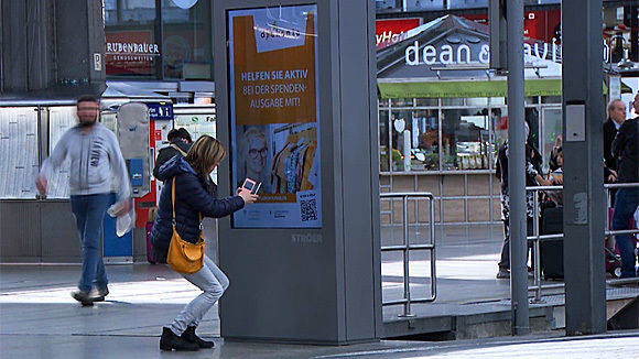 Die mobilen Nutzer begleiteten die Diakonia-Kampagne aktiv (Foto: Kinetic).