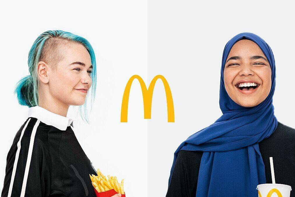 McDonald's Deutschland_Kampagne für Diversität und Toleranz_Motiv jungen Frauen