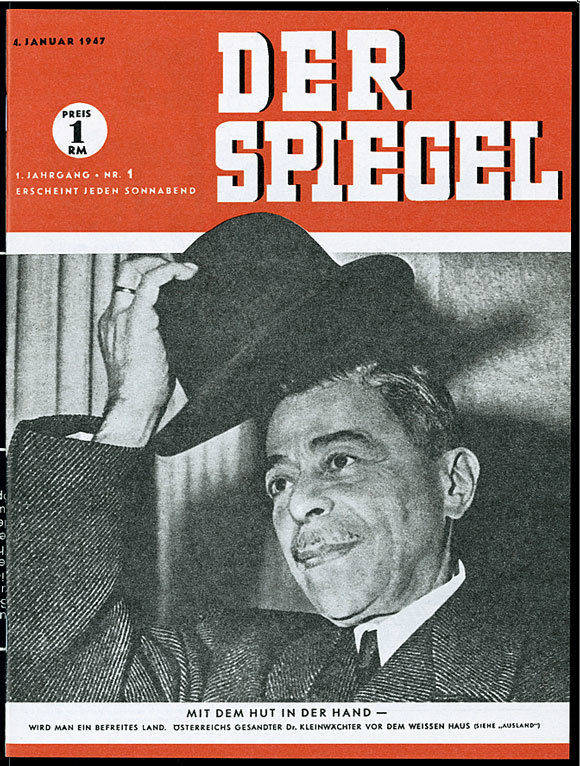 Die erste Ausgabe vom "Spiegel", sie kostete 1 Reichsmark (Motiv: Verlag).