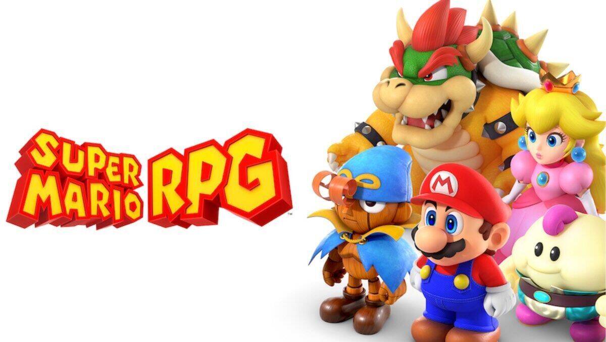 Das Logo zu "Super Mario RPG".