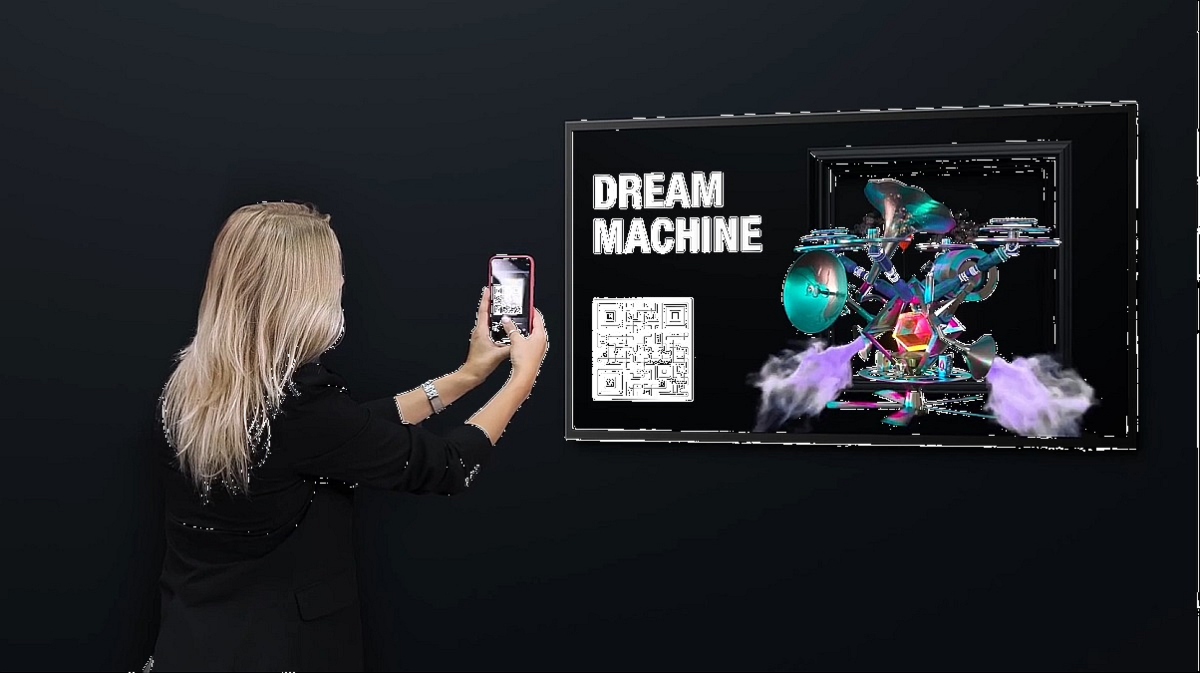 Bei der "Dream Machine" von TV Wartezimmer konnten Patienten ihre Träume per KI visualisieren lassen. 