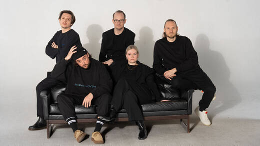 Haus und Host (v.l.): Stefan Lissinna, Luca Dresch, Martin Eggert, Josephine Woidtke, Andreas Daum