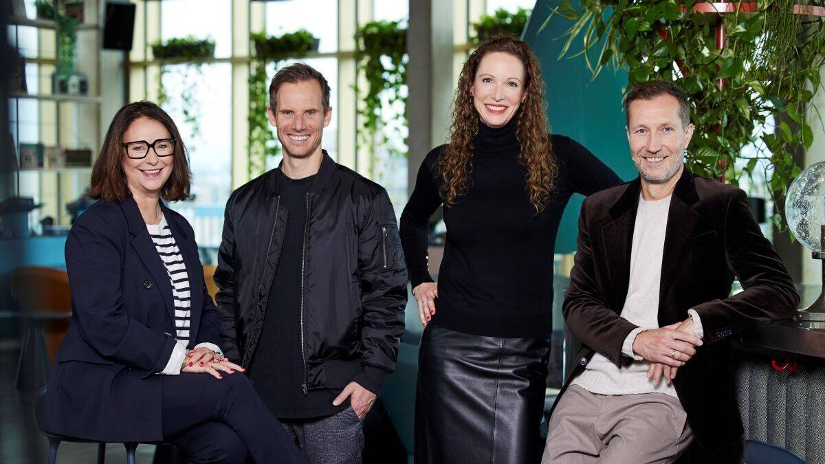 Starkes Quartett in Köln: Esther Busch, Andy Wyeth, Liselotte Schwenkert, Markus Noder. (von links)