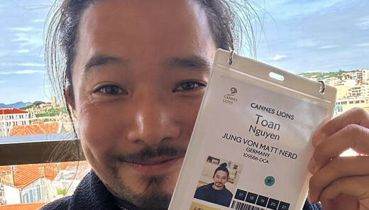 Toan Nguyen bloggt aus Cannes für die W&V.