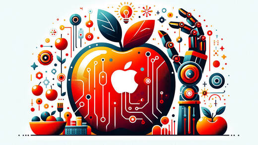 Bunt und farbenfroh: So will Apple Künstliche Intelligenz in seine Geräte integrieren.