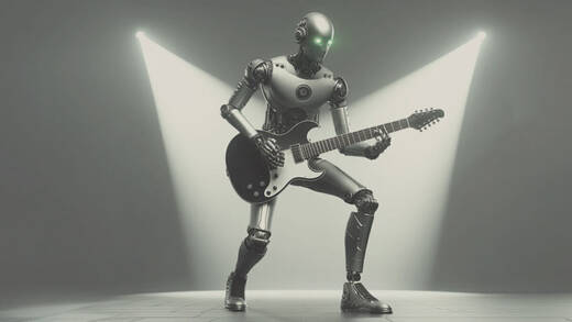 Künstliche Intelligenz kann auch Musik machen – ein häufig genutztes Feature im Marketing.