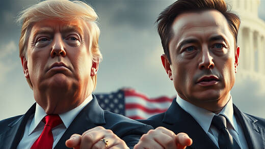 Elon Musk und Donald Trump – die neue "Bromance" will die USA grundlegend auf den Kopf stellen.