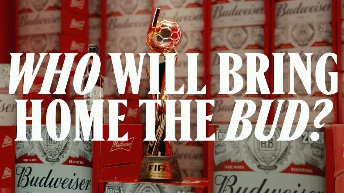 Budweiser feiert die Weltmeisterschaft der Frauen 2023 mit einer Neuauflage der "Bring Home The Bud"-Kampagne.