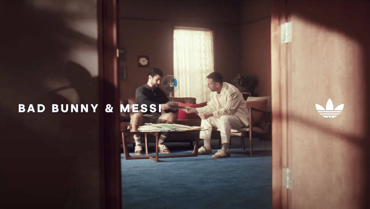 Adidas-Kampagne mit Messi und Bad Bunny