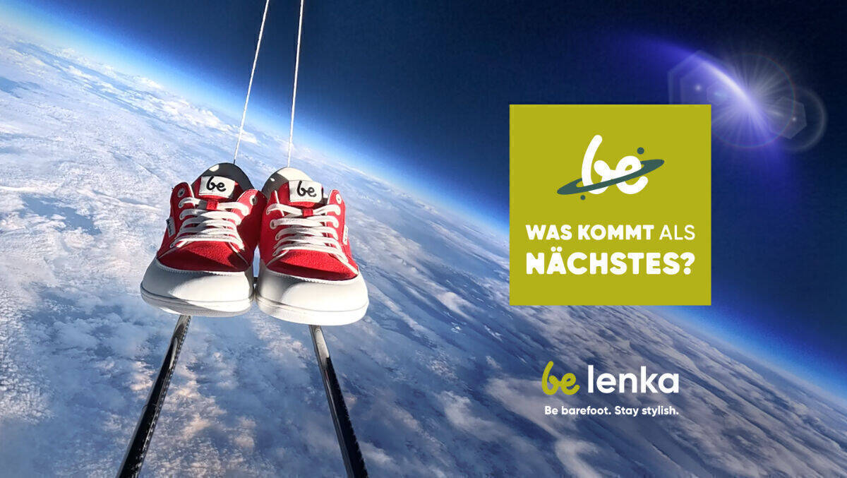 Be Lenka-Schuhe erobern den Weltraum