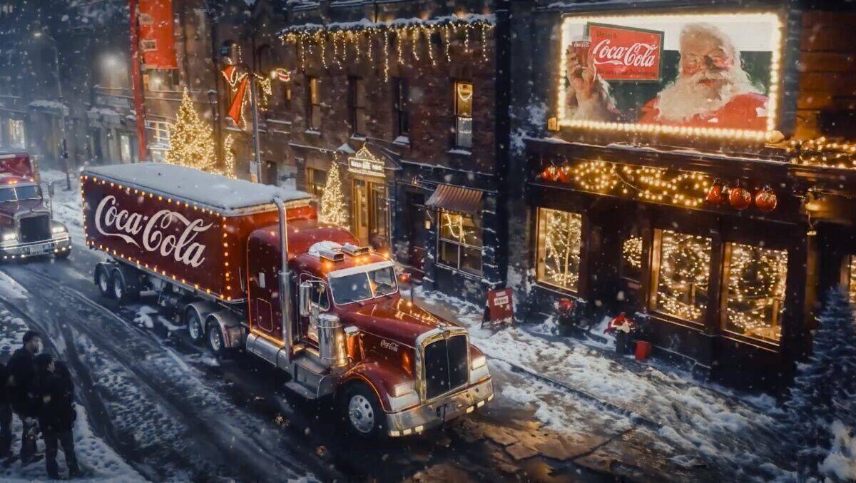 Coca-Cola wünscht frohe KI-Weihnachten!