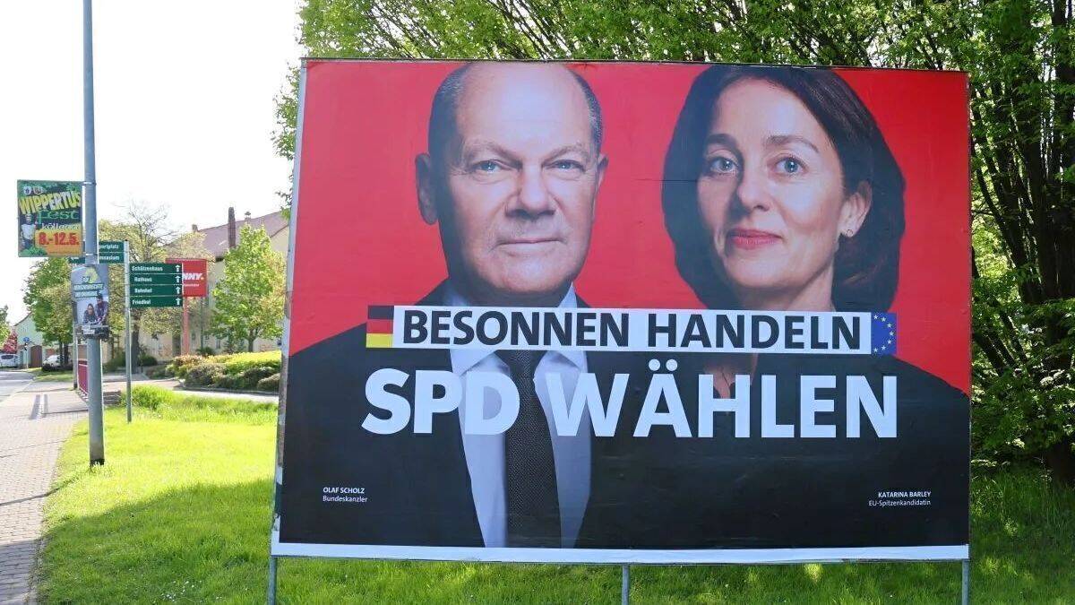 Momentan sehr präsent: Kanzler Olaf Scholz und Katarina Barley.