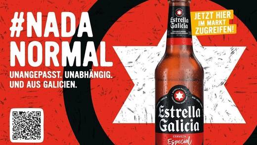 Estrella Galicia hat seinen großen Auftritt in Deutschland. 
