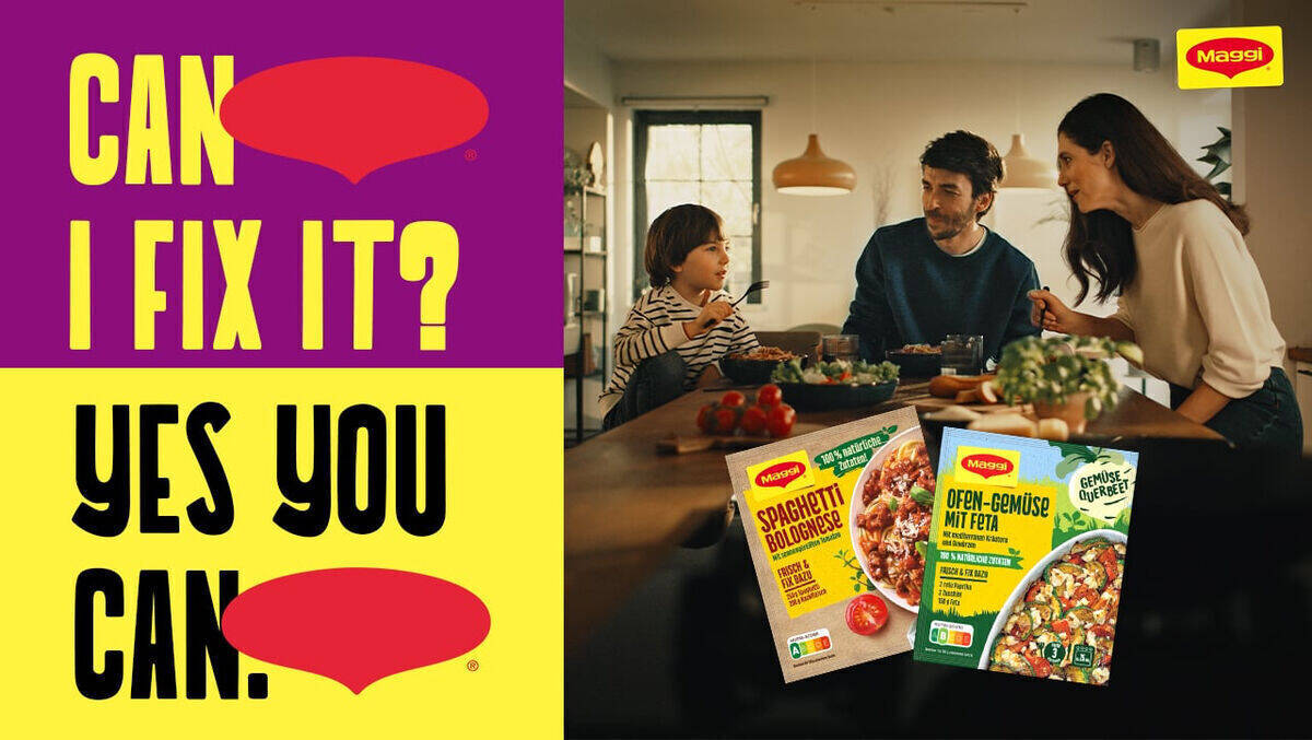 Maggi startet eine Kampagne für "Maggi Fix"