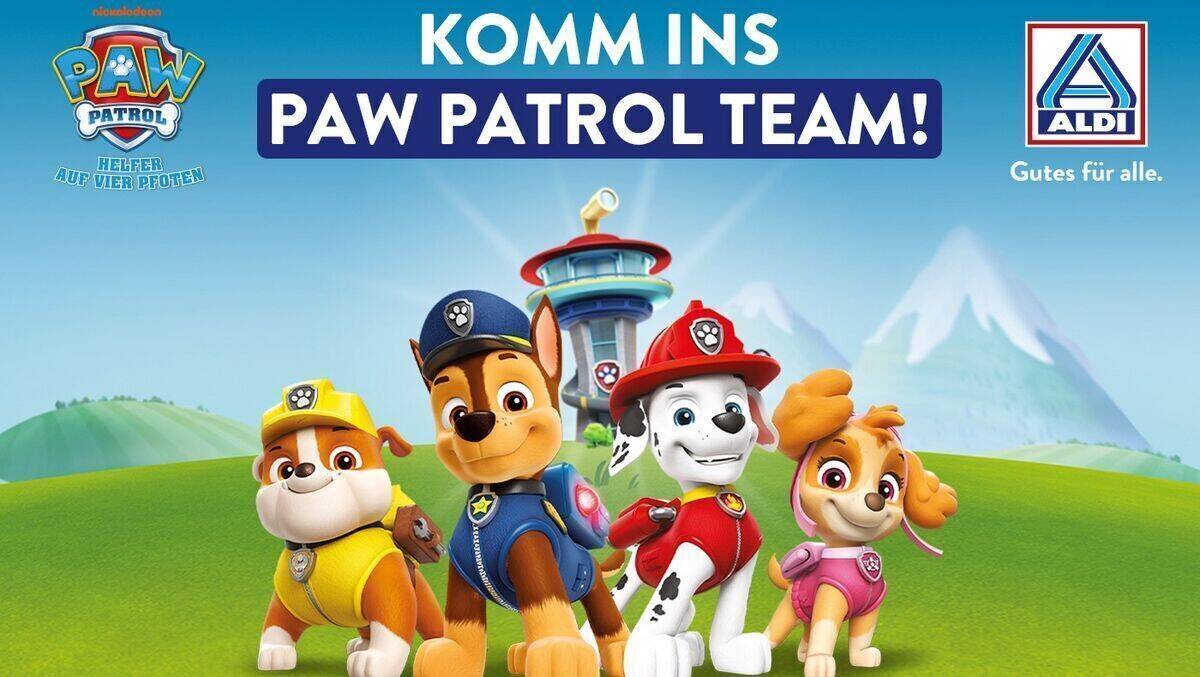 Die PAW Patrol kommt zu Aldi Nord.