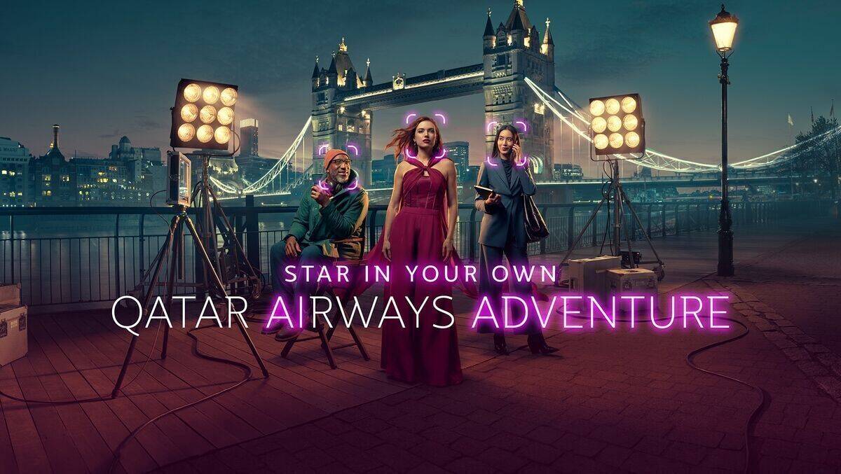 Werden Sie zum Filmstar mit Qatar Airways.