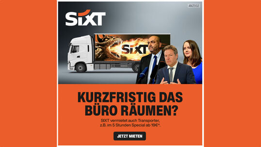 Bild: So grandios verabschiedet Sixt die Grünenspitze 