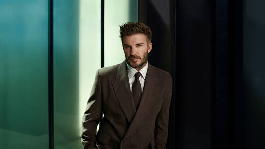 David Beckham: Erster Auftritt als Boss-Testimonial.