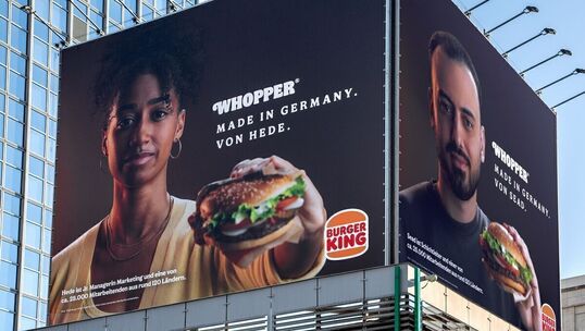 Bild: So wirbt Burger King mit und für Vielfalt