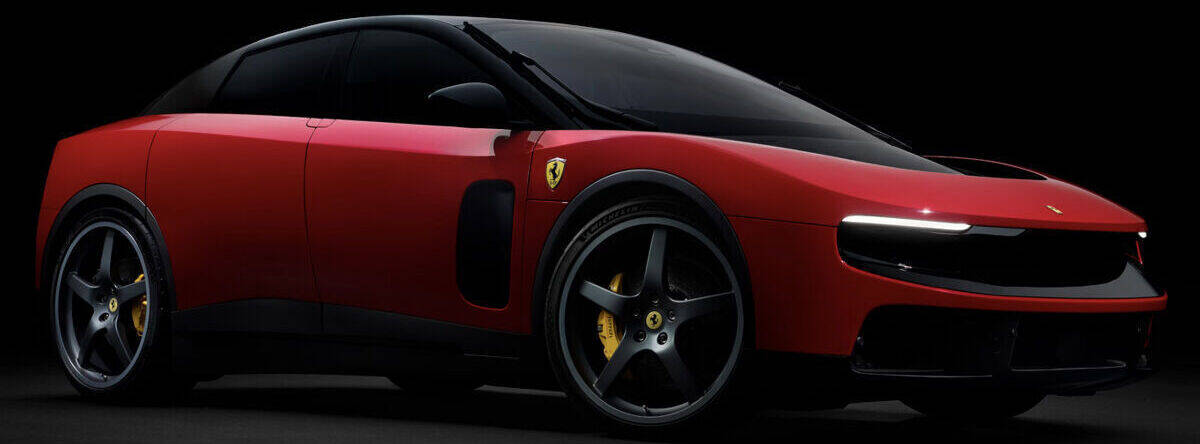 Den neuen Luce gibt's natürlich auch im klassischen Ferrari rot.