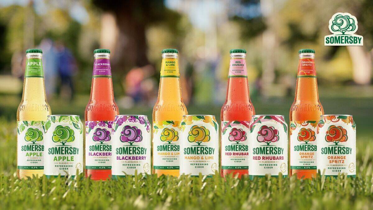 Das neue Somersby-Lineup.