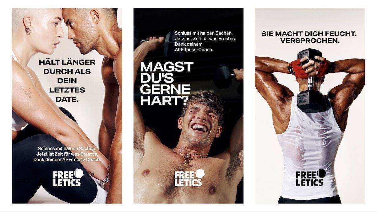 Freeletics Neujahrskampagne: Ist das noch Fitness oder schon Sex? | W&V