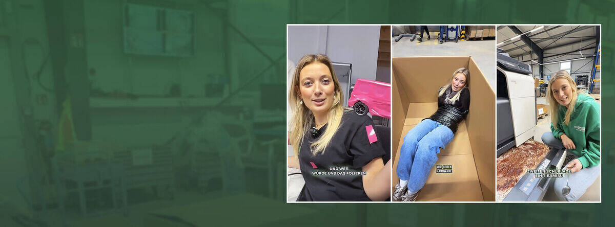 Jana, Mitarbeiterin von Green IT Solution, ist mittlerweile das Gesicht des Unternehmens.