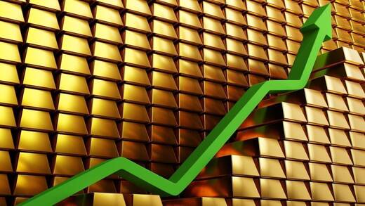 Der Goldpreis geht derzeit steil nach oben.