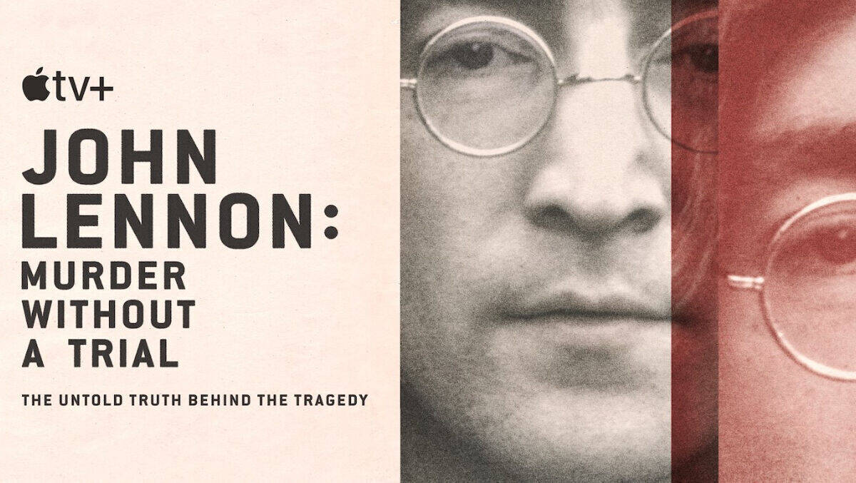 Das offizielle Logo der Doku über John Lennon.
