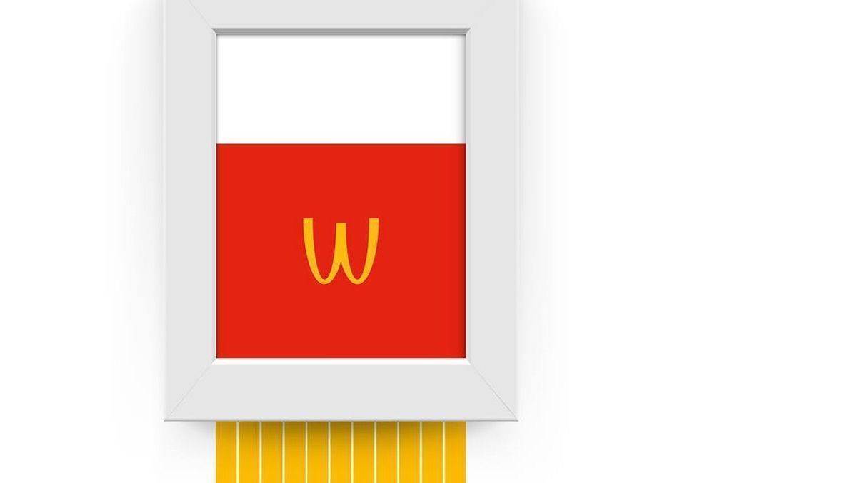 So sieht die Banksy-Adaption der McDonald's-Agentur DDB Wien aus. 