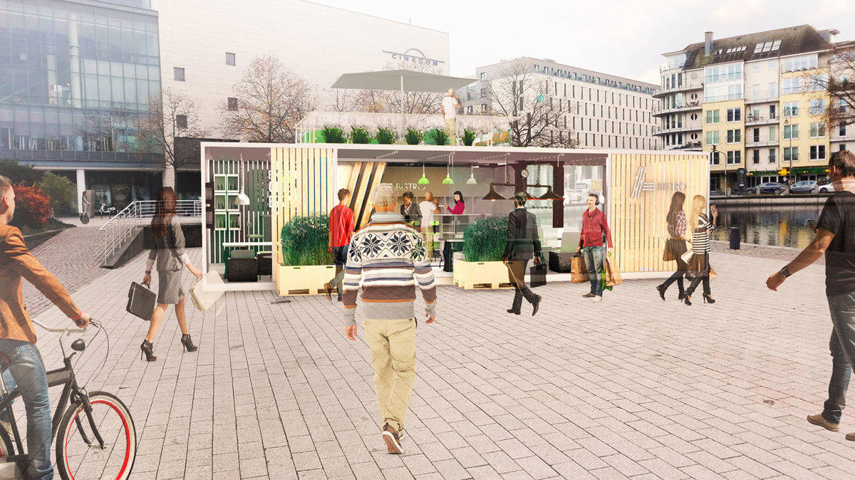 Das Aldi-Bistro eröffnet am 26. April.