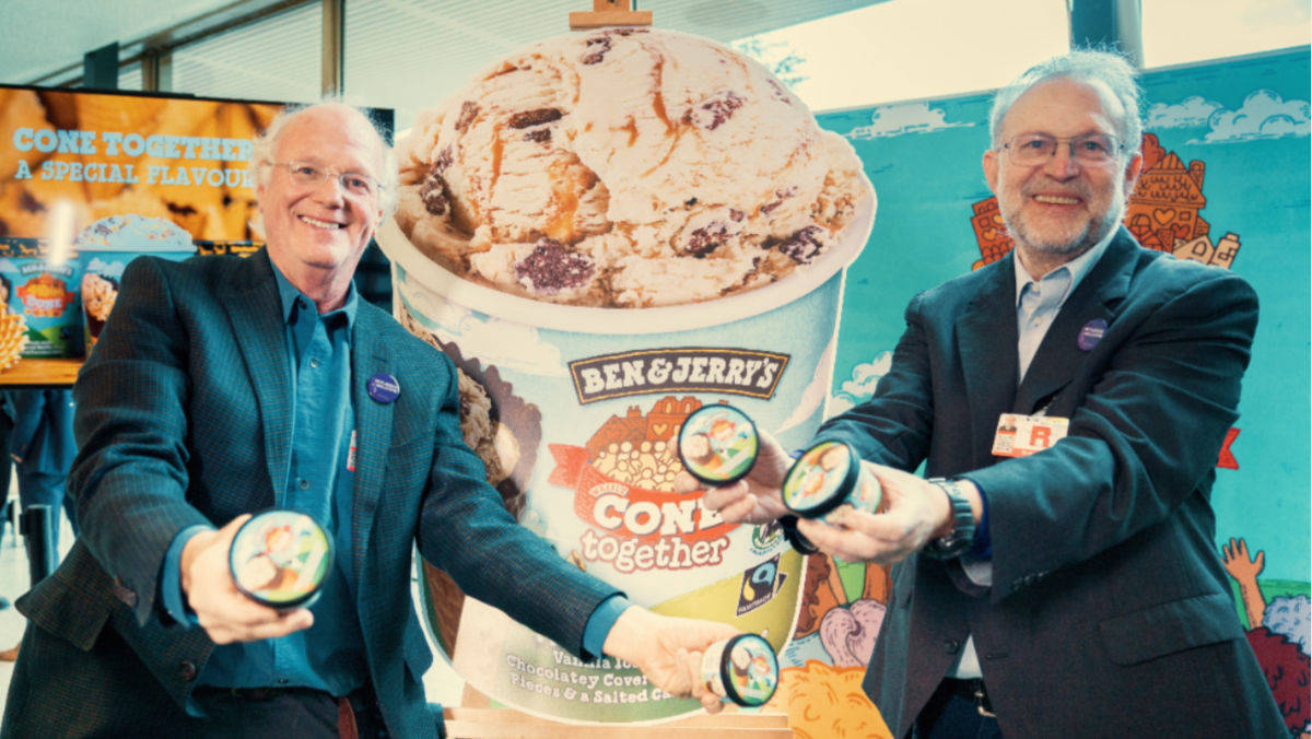Was haben Eis und Gutes tun gemeinsam? Sehr viel, finden die Ben & Jerry Gründer.