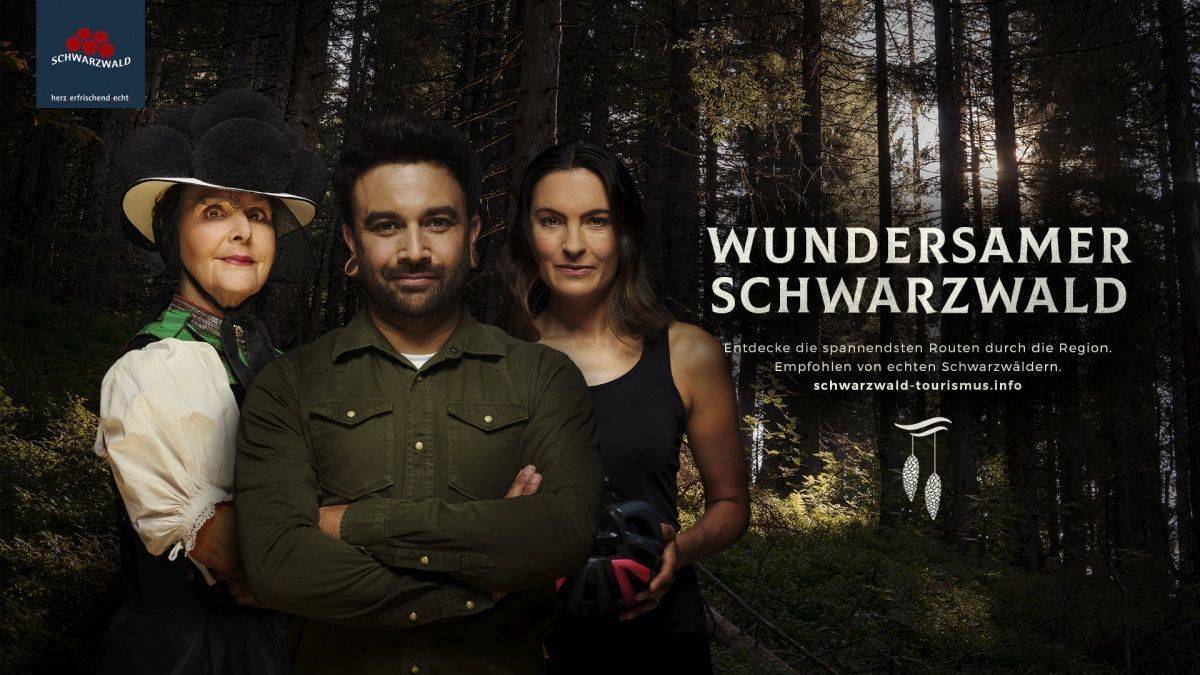 Die neue Kampagne von Schwarzwald Tourismus kommt mit einer dunkel-mystischen Bildsprache daher.