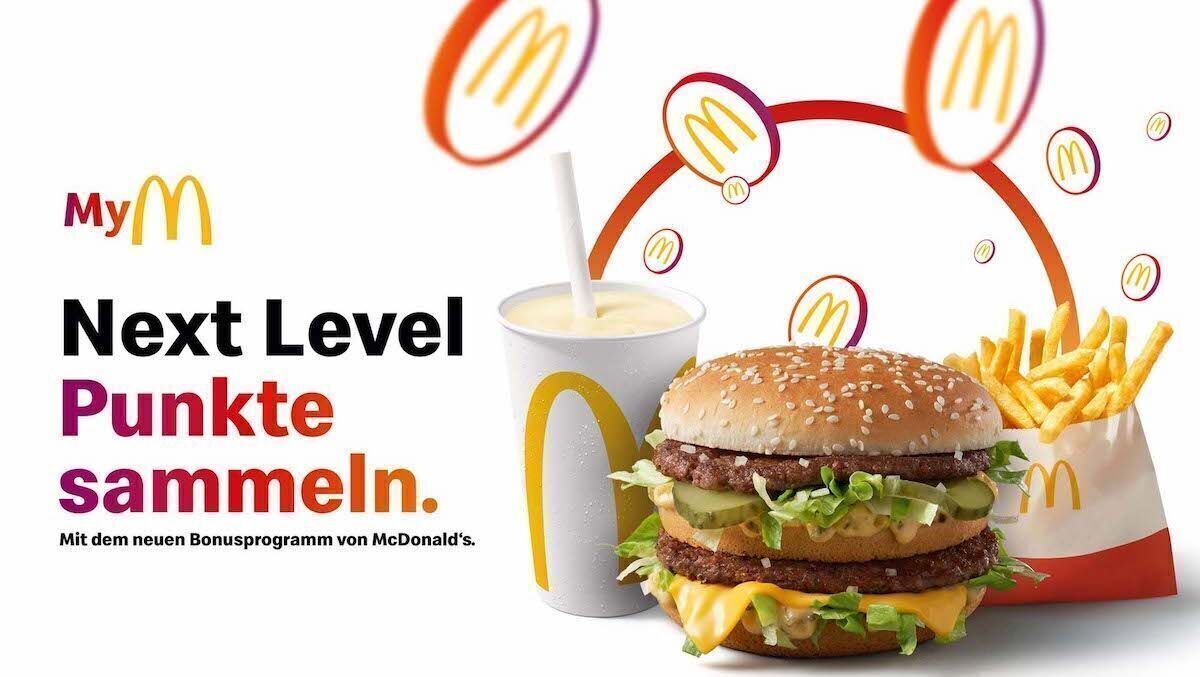 McDonald's startet Bonusprogramm in der App | W&V