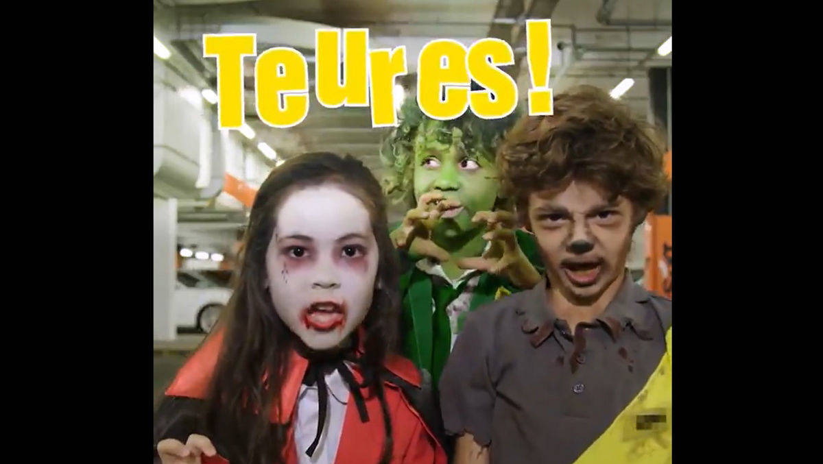 Diese Drei gehen an Halloween als Mitarbeiter von Hertz, Avis und Europcar.