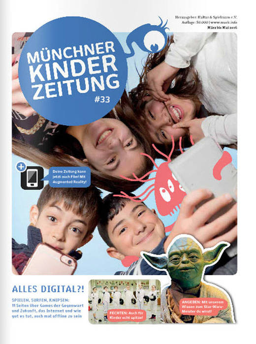 "Münchner Kinderzeitung" mit AR. (wdv)