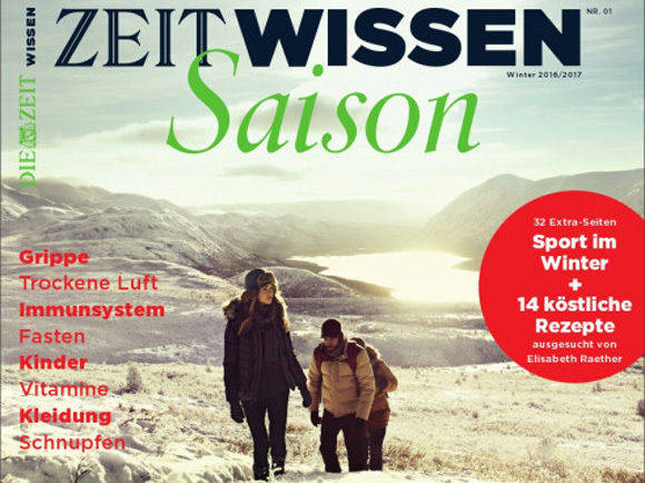 "Zeit Wissen Saison" befasst sich mit dem Thema "Gesund durch den Winter" - und Michalis Pantelouris mit "Zeit Wissen Saison".